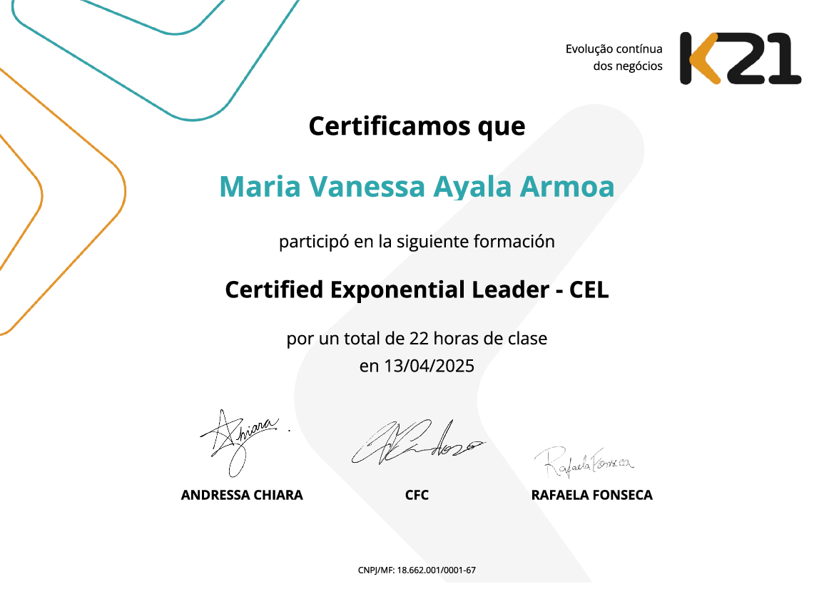 Certificado K21